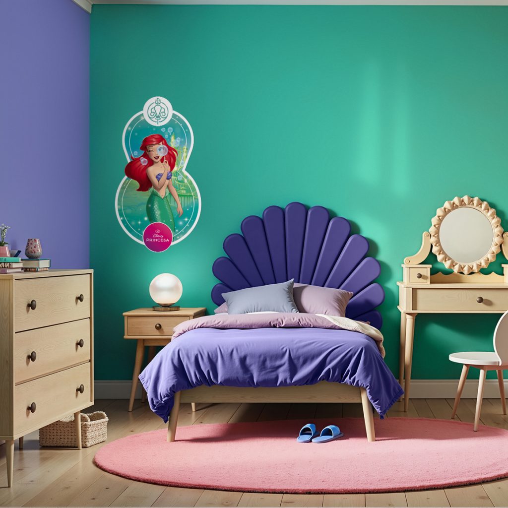 Quartos mágicos: Coral cria paletas com princesas da Disney