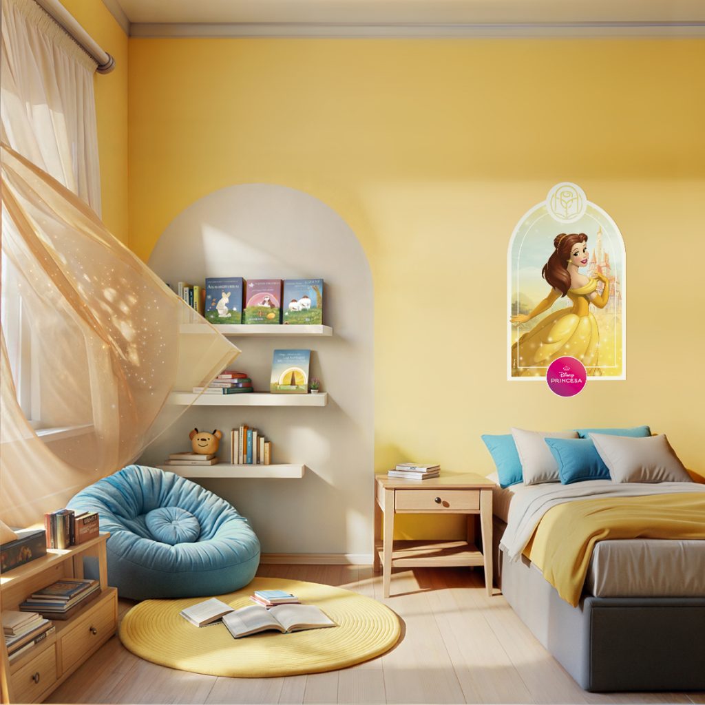 Quartos mágicos: Coral cria paletas com princesas da Disney