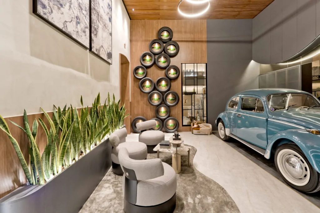 Criatividade aliada com tecnologia ampliam uso da garagem