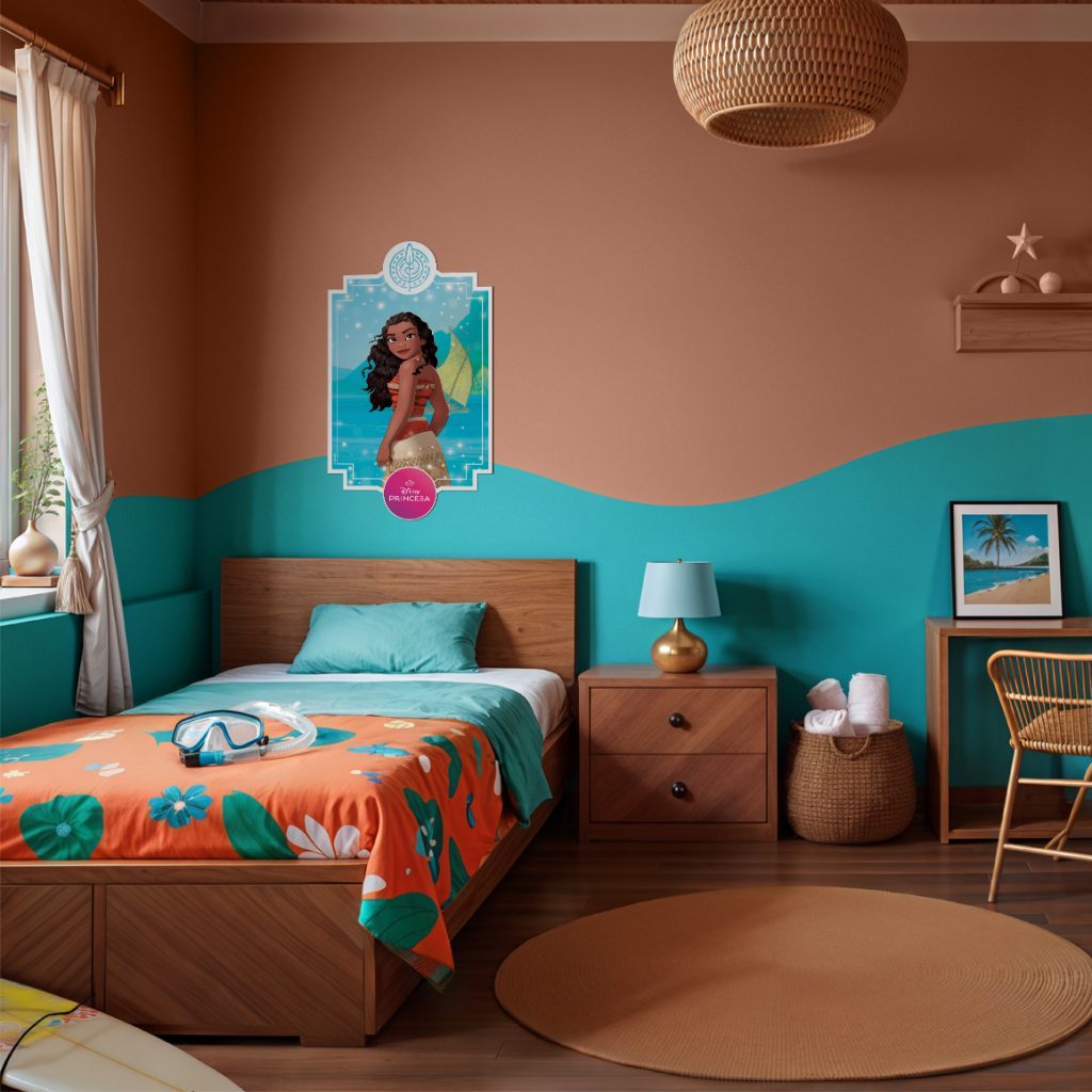 Quartos mágicos: Coral cria paletas com princesas da Disney