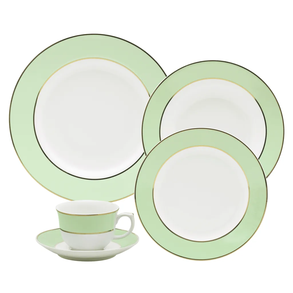 Mesa posta ganha leveza com linha Soleil Limoni da Oxford