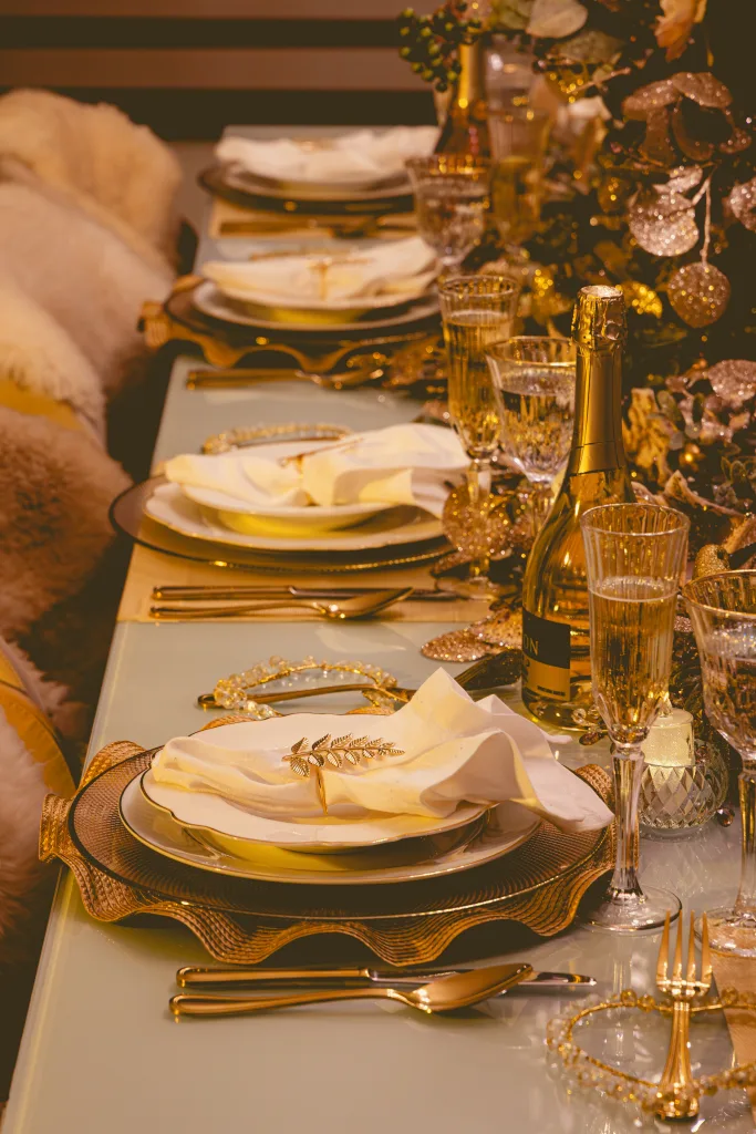 Wolff aposta em mesa natalina sofisticada