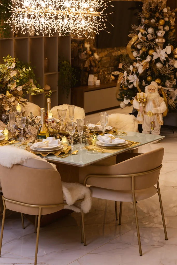 Wolff aposta em mesa natalina sofisticada