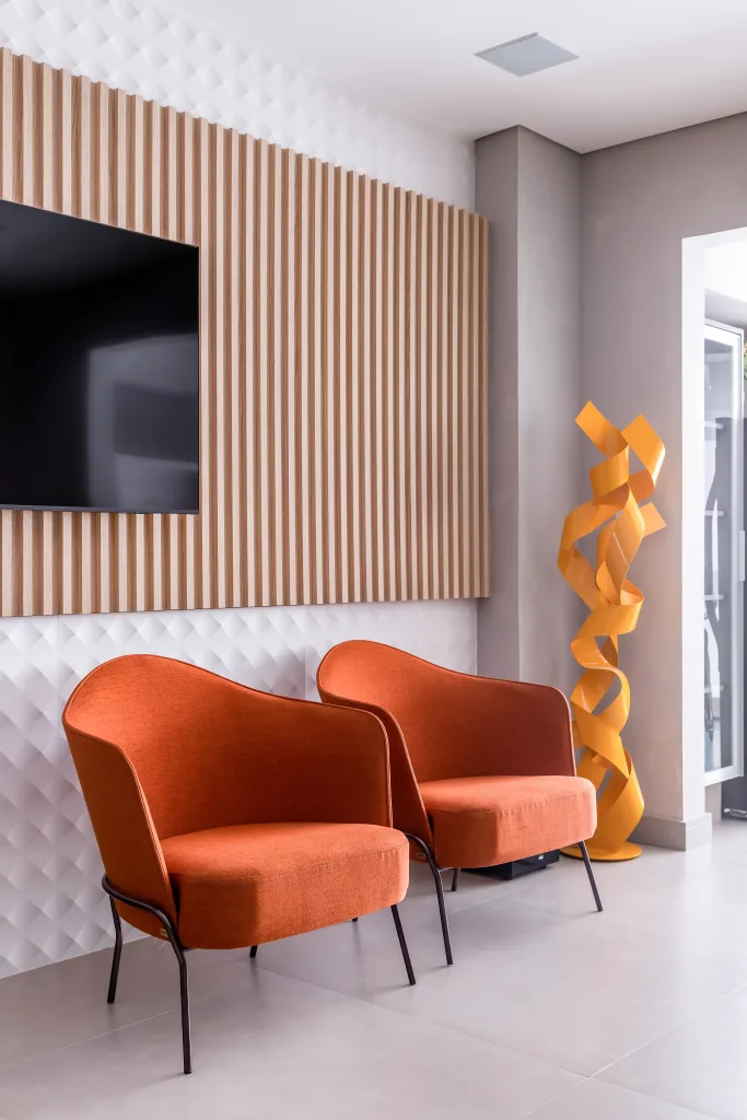 Laranja traz energia e aconchego ao décor