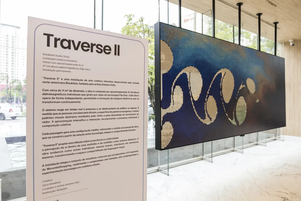 Traverse II transforma MorumbiShopping em Galeria